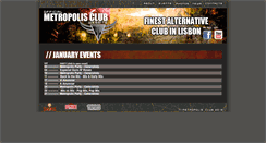 Desktop Screenshot of metropolisclublx.com