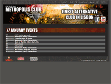 Tablet Screenshot of metropolisclublx.com